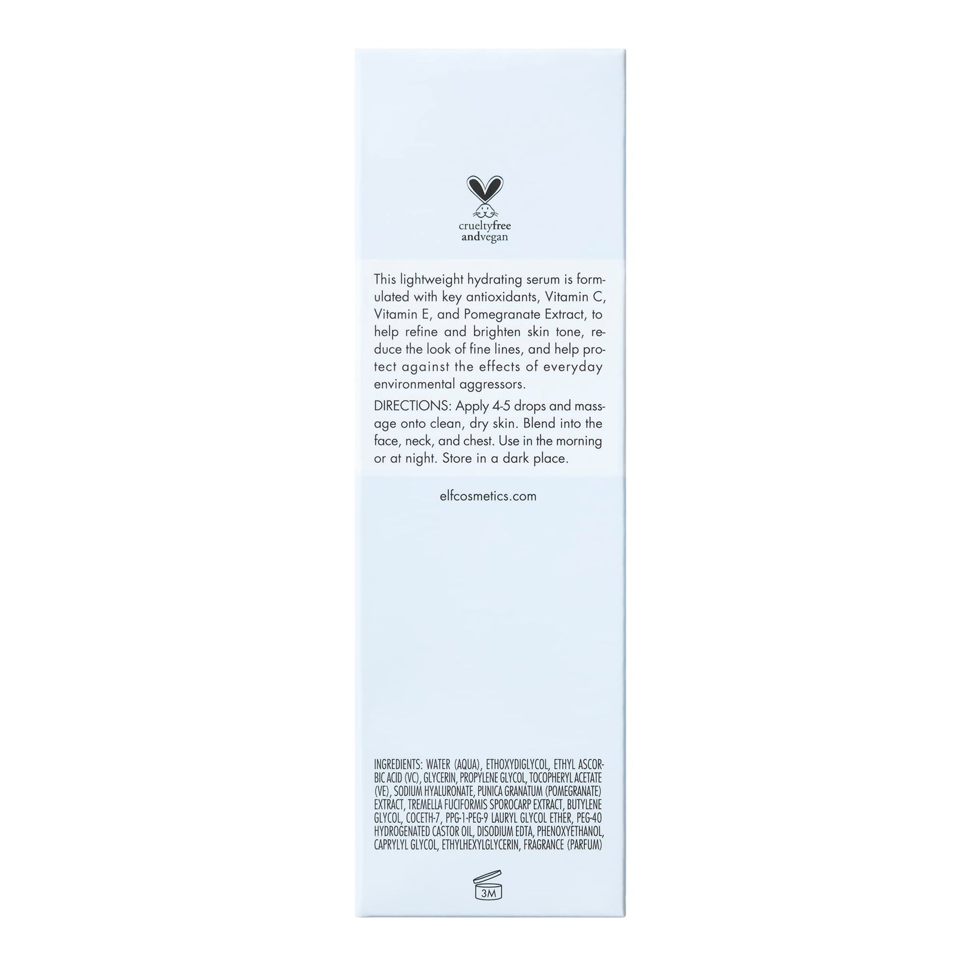 e.l.f. Beauty Shield Vitamin C Face Pollution Protecting Serum, 0.95 fl. oz.