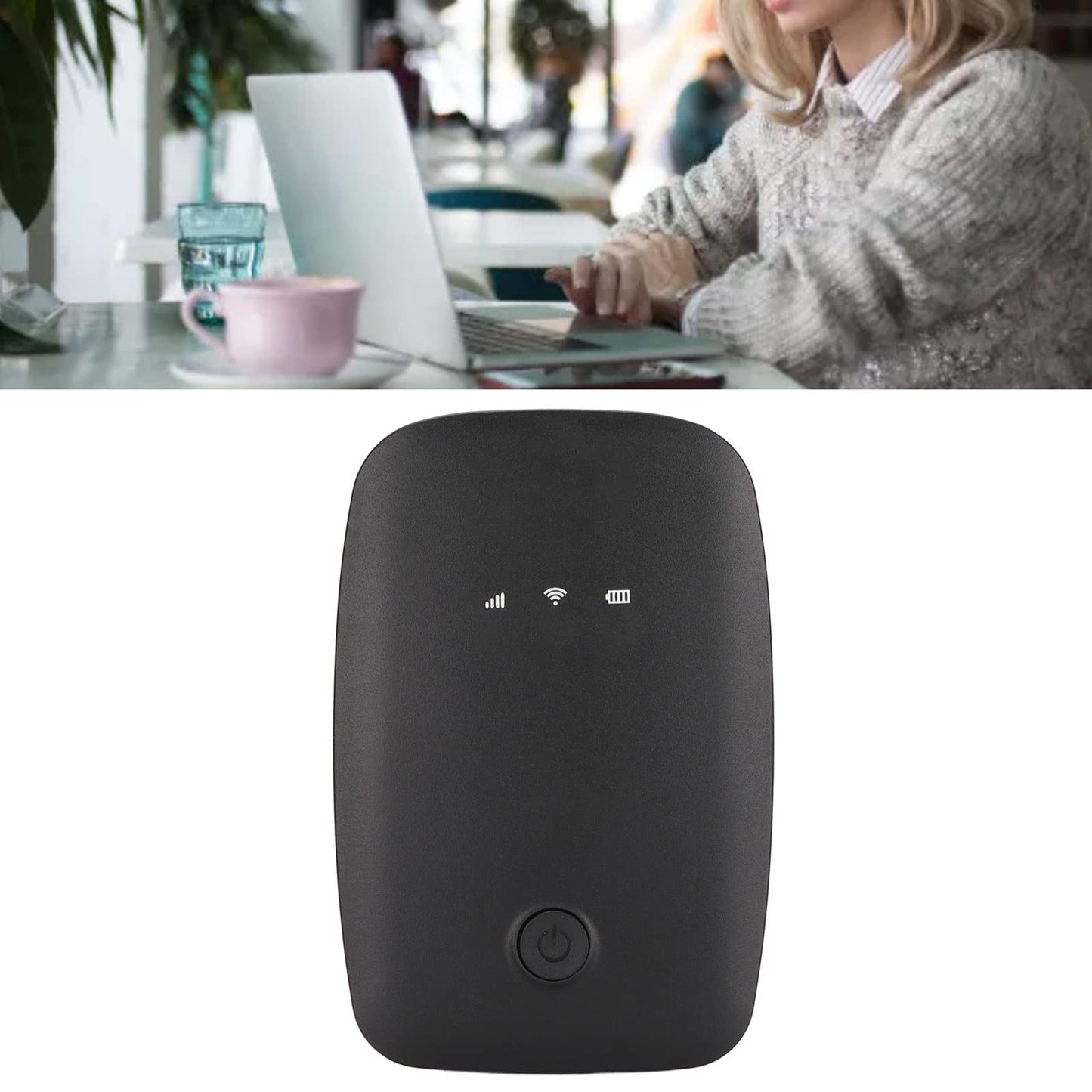 Punto de Acceso WiFi 4G LTE Alto Rendimiento 150 Mbps Inalámbrico Portátil para Oficina en Casa