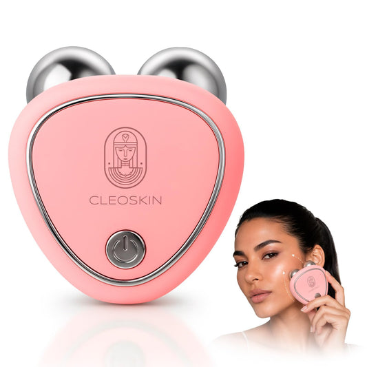 Masajeador Facial CLEOSKIN EMS Microcorriente para Tonificación y Reducción de Arrugas