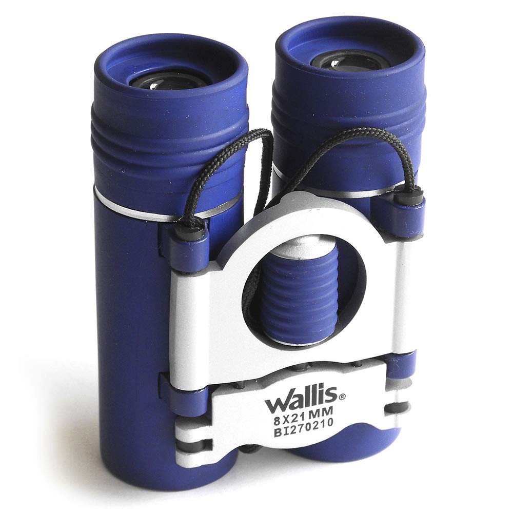 Wallis Binocular Compacto, Color Azul/Plata, Pequeño