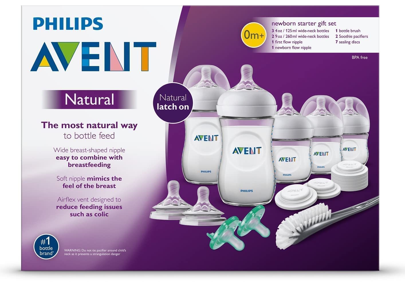 Philips Avent Set de Regalo │Biberones Natural │SCD206/03