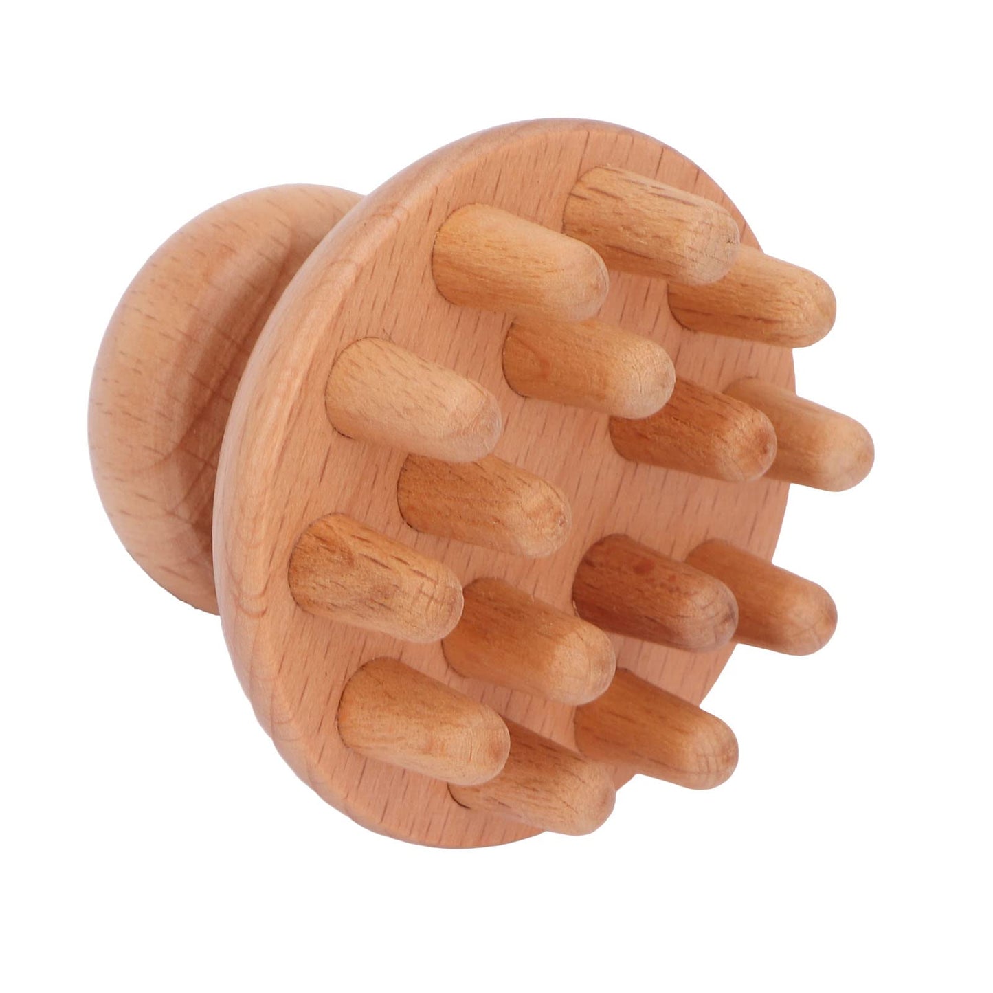 Masajeador de Madera Forma de Hongo Alivio Anticelulítico Tensión Muscular
