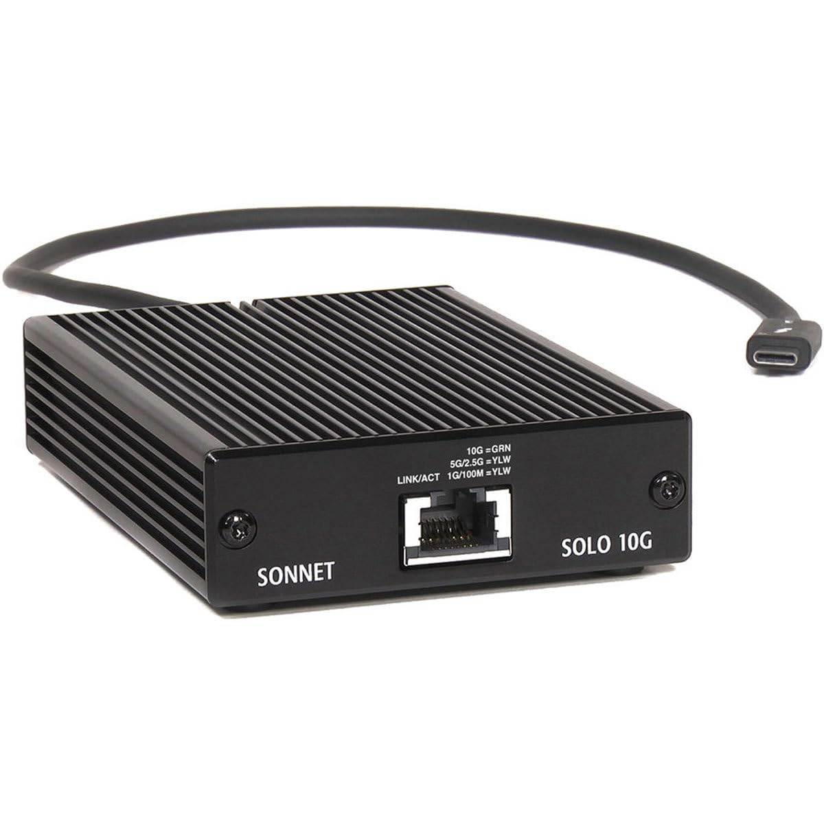 Sonnet Technologies Solo 10G Thunderbolt 3 to 10GBASE-T Ethernet Adapter (SOLO10G-TB3)