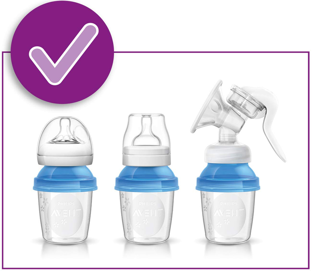 Philips AVENT Breast Milk Storage Cups, 6 Ounce (Pack of 10)