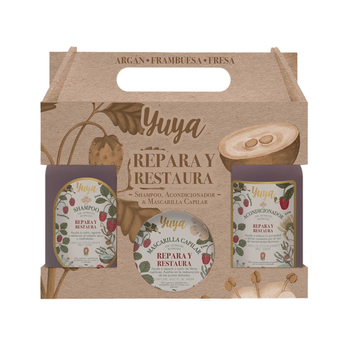 Yuya - Set Tratamiento Capilare REPARA y RESTAURA con ARGÁN Y PANTENOL