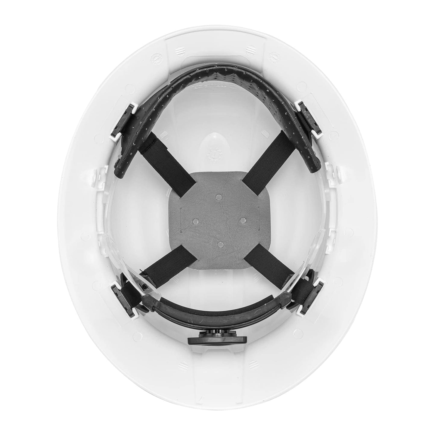 Casco de Seguridad Truper Blanco ala Ancha Ajuste de Matraca Diseño Cómodo y Ligero