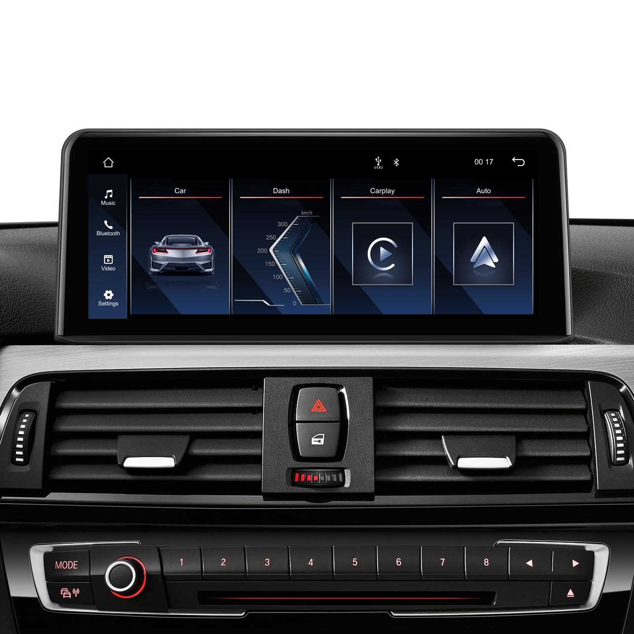 Carplay estéreo de coche Linux de 10.2 pulgadas para BMW 3 Series F30 F31 4 Series F32 F36 (2013-2016) Sistema NBT solamente, arranque rápido, inalámbrico CarPlay Android Auto Radio, pantalla táctil