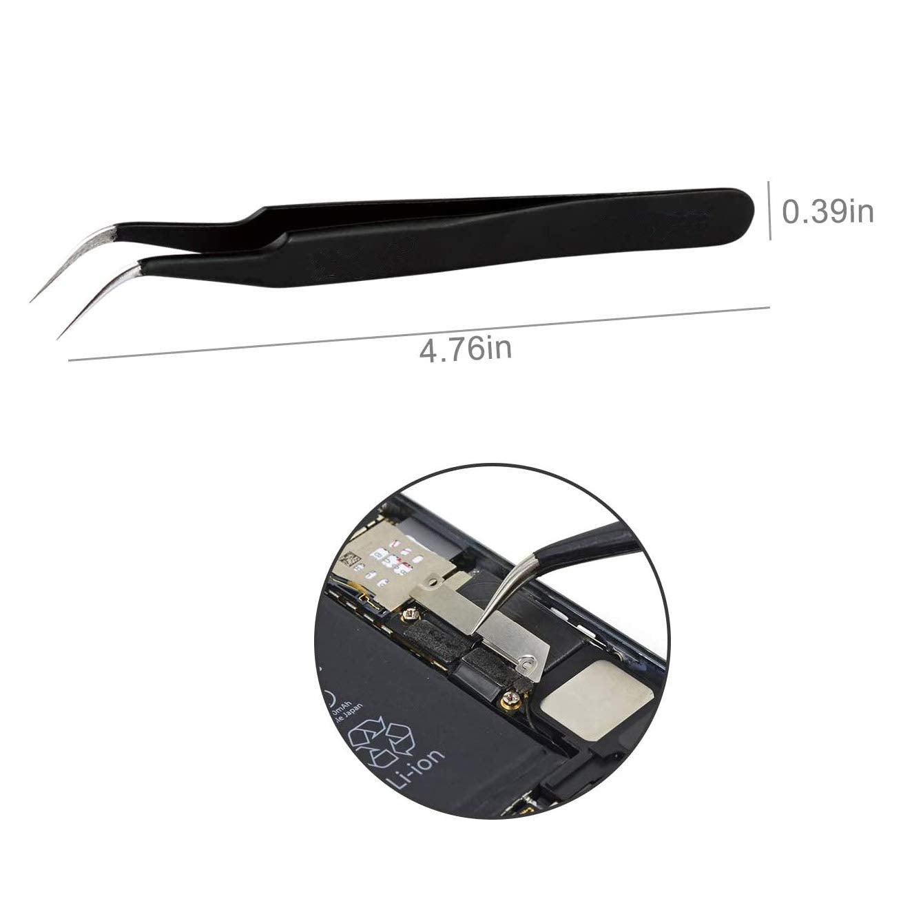 Kit de herramientas de reparación de destornilladores para iPhone, PH000 Phillips, 0.8 mm Star P2 Pentalobe, Y0.6 Tri-Point Y000 Tri-Wing Destornillador para Apple iPhone X/8/8 Plus, 7/7Plus, 6P/6S/6/5S/5/5C/4S/4/SE, iPod, iTouch
