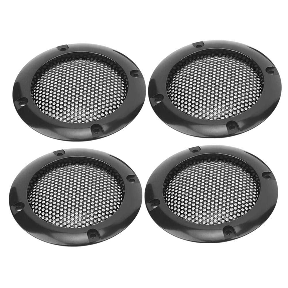 Rejilla de Altavoz de Audio Acouto Negro Decorativa para Auto