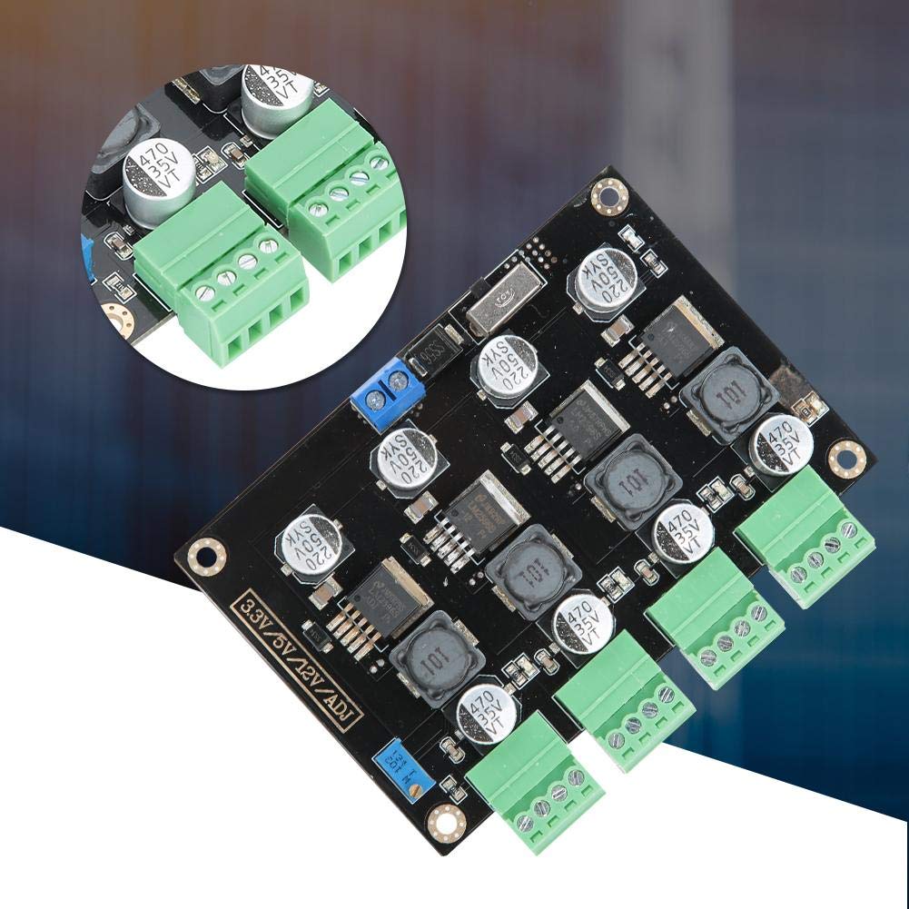 Módulo Fuente de Alimentación Multicanal Ajustable 3.3V/5V/12V Duradero