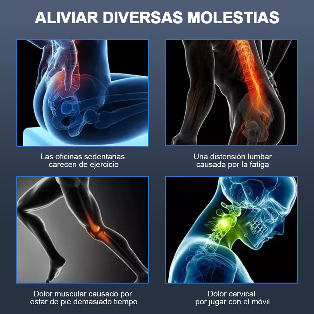 DAHAN Pistola de Masaje, Masajeador Muscular, Masajeador de Tejido Profundo de Mano, Masaje Eléctrico de Mano con 6 Cabezales y 30 Velocidades Ajustables para Músculos, Hombros, Cuello, Espalda, Piernas, Pantorrillas, Relajar Los Músculos Aliviar el Dolor