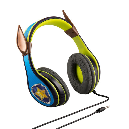eKids Paw Patrol Chase - Auriculares para niños con función de limitación de Volumen integrada para una Escucha Segura y amigable con los niños