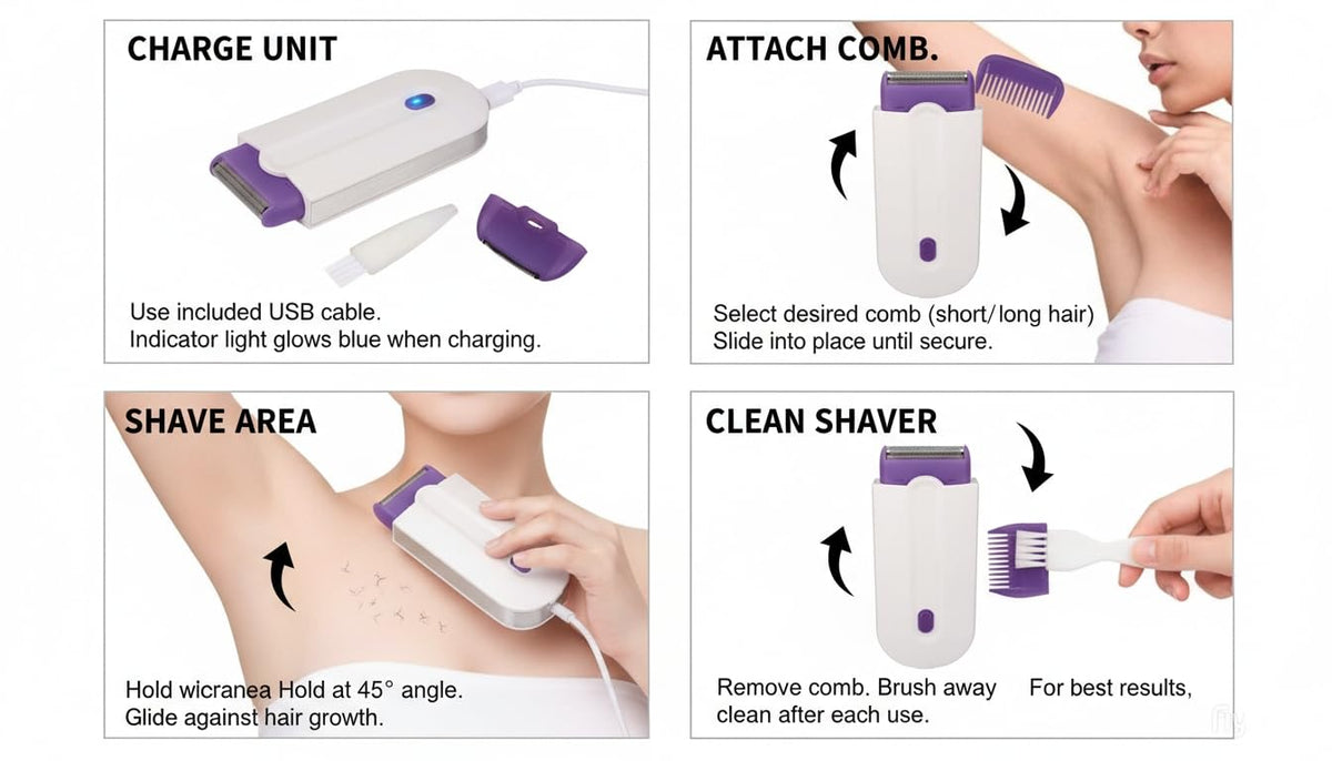Removedor de depilación recargable con láser para mujer, eliminación de vello suave al tacto, sensor de afeitar, tecnología ligera para quitar el cabello (color: caja de embalaje mediana blanca)