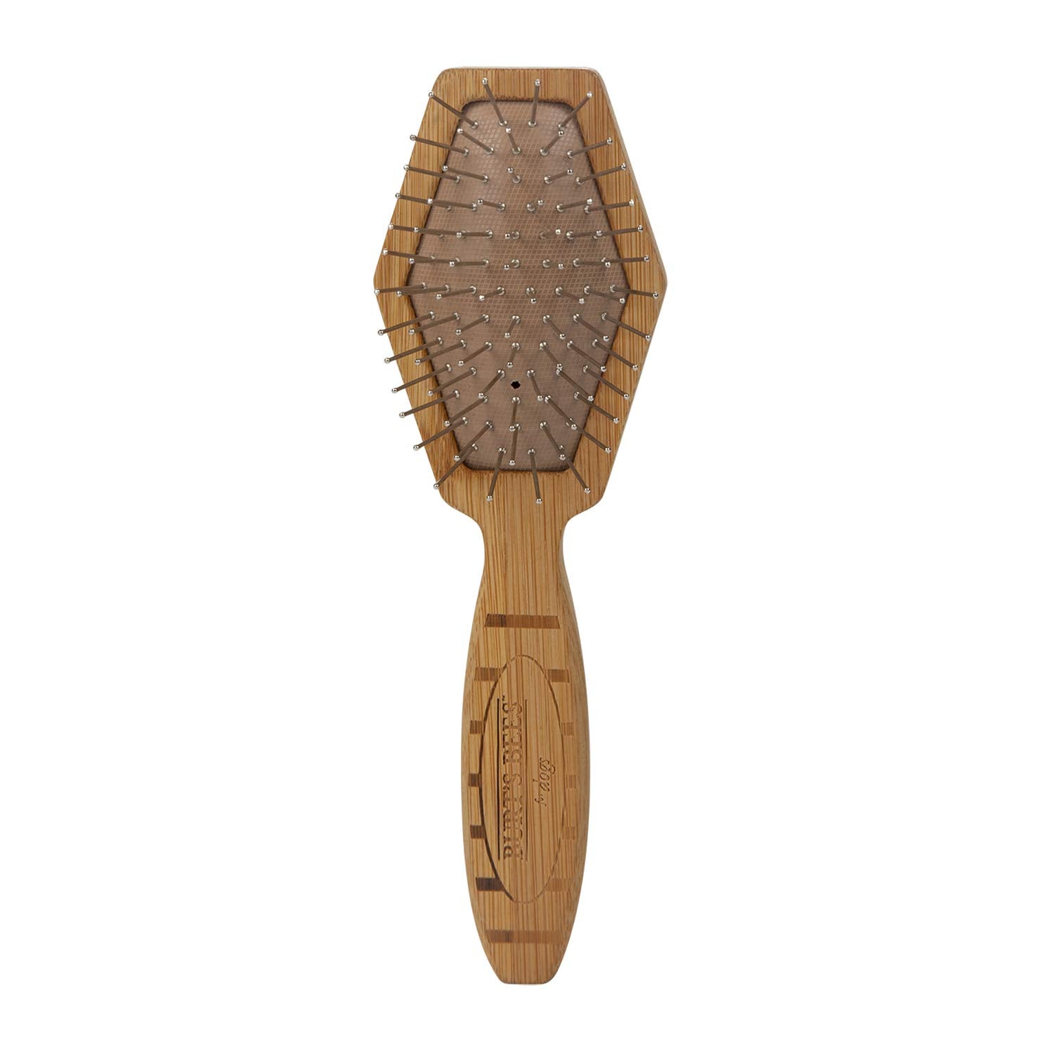 Burt's Bees for Dogs cepillo para polvo de doble cara con cerdas de cáñamo para perros, el mejor cepillo para polvo multiuso para perros para reducir el desprendimiento | para perros grandes de pelo largo y corto