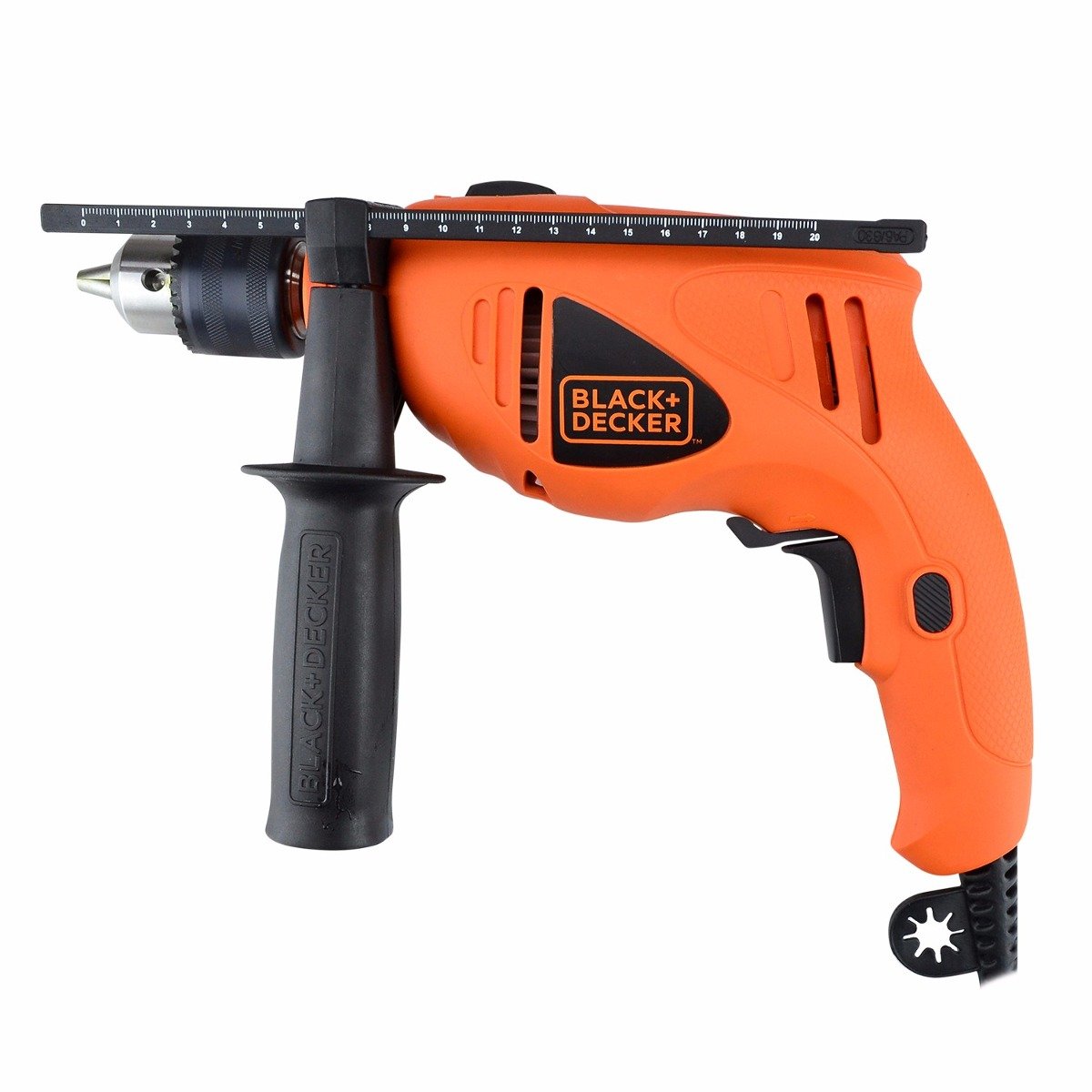 BLACK+DECKER Taladro Rotomartillo 1/2" (13mm), 550W, 2800Rpm, HD500