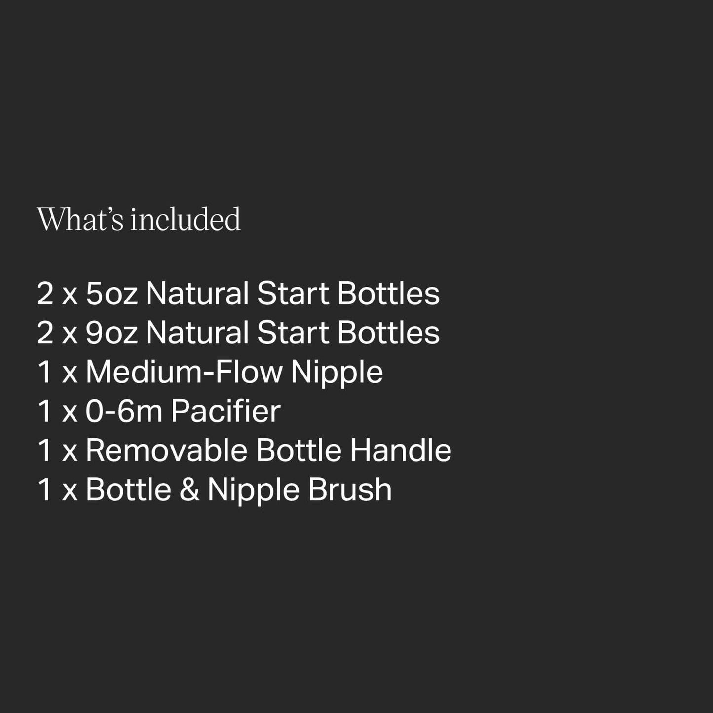 Set de Biberones Tommee Tippee Natural Start Transparente con Tetinas de Flujo Lento y Medio Autesterilizable para Bebé