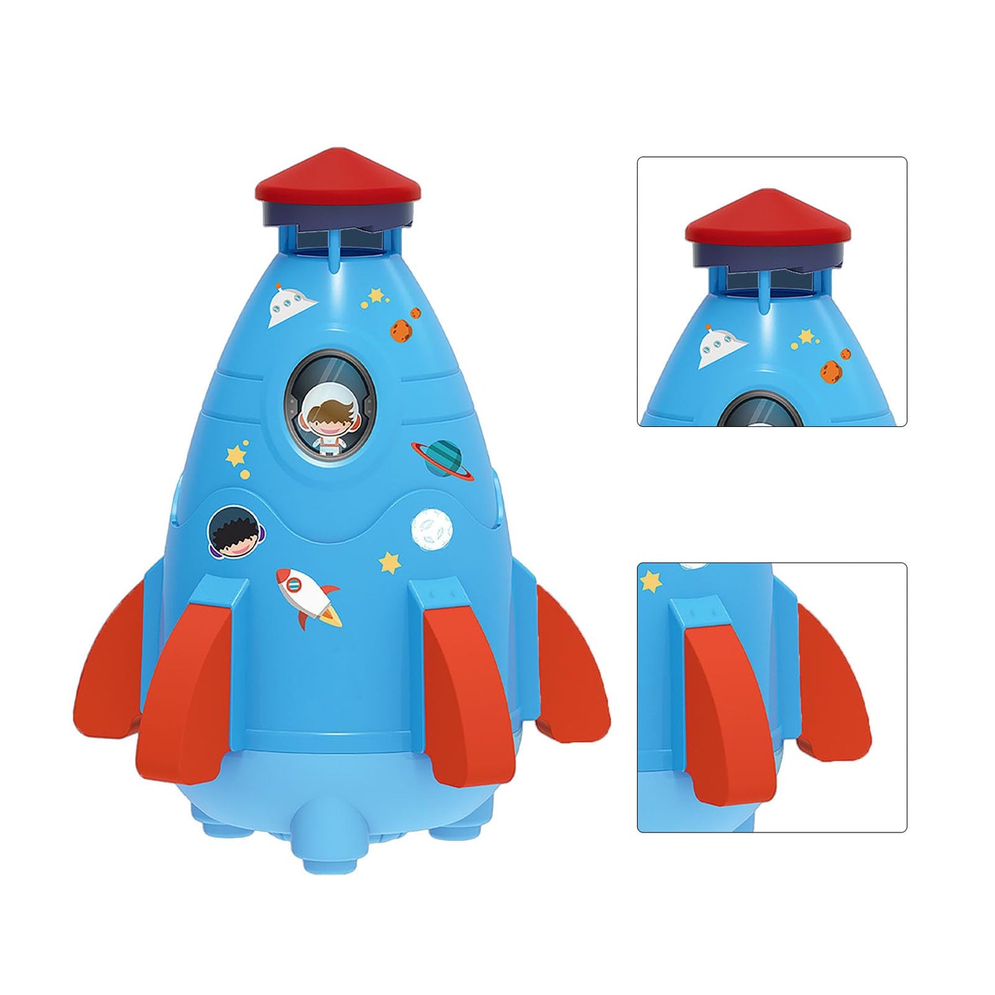 Juguete Rociador de Cohete soobu Azul para Jardín