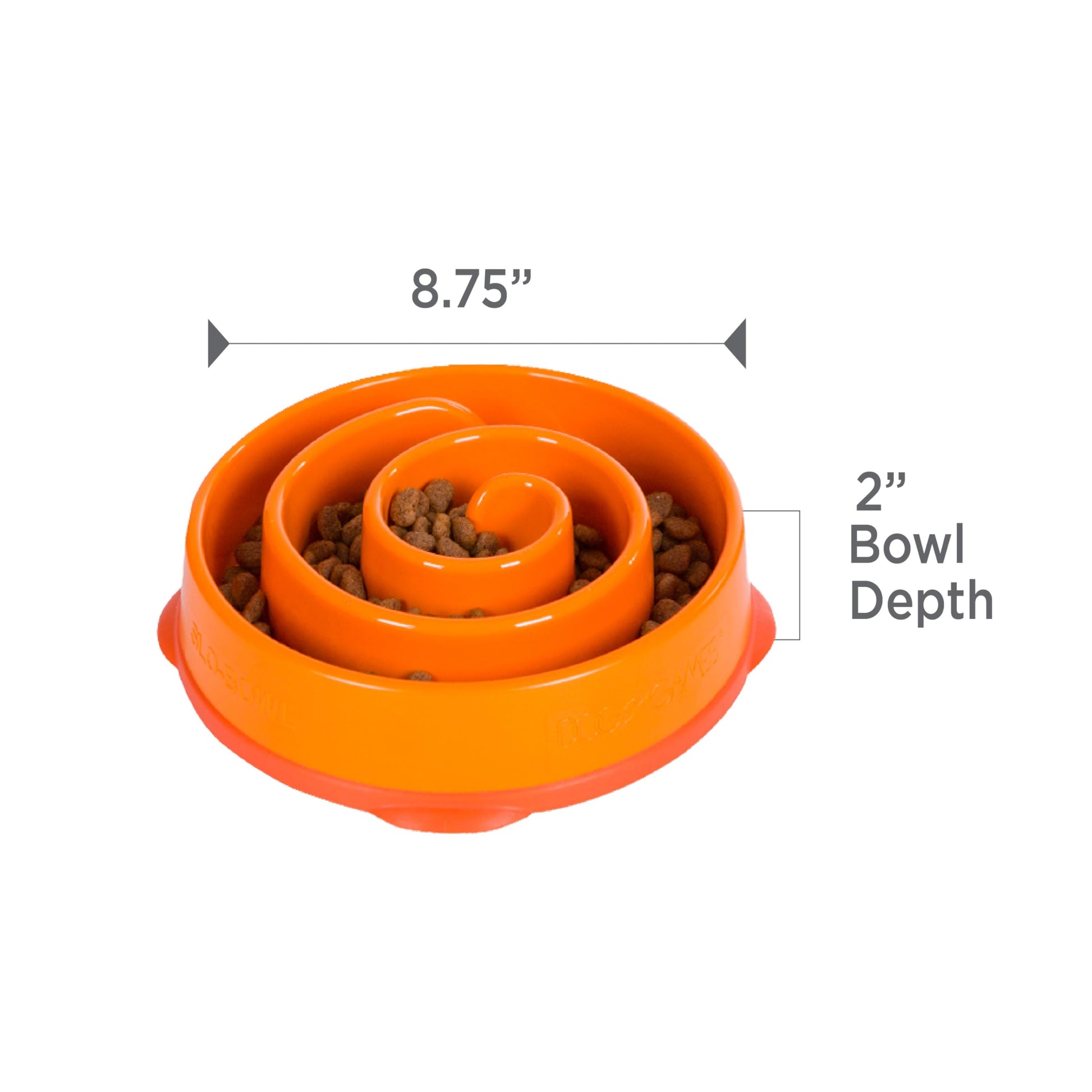 Comedero para Perro Outward Hound Naranja Mediano