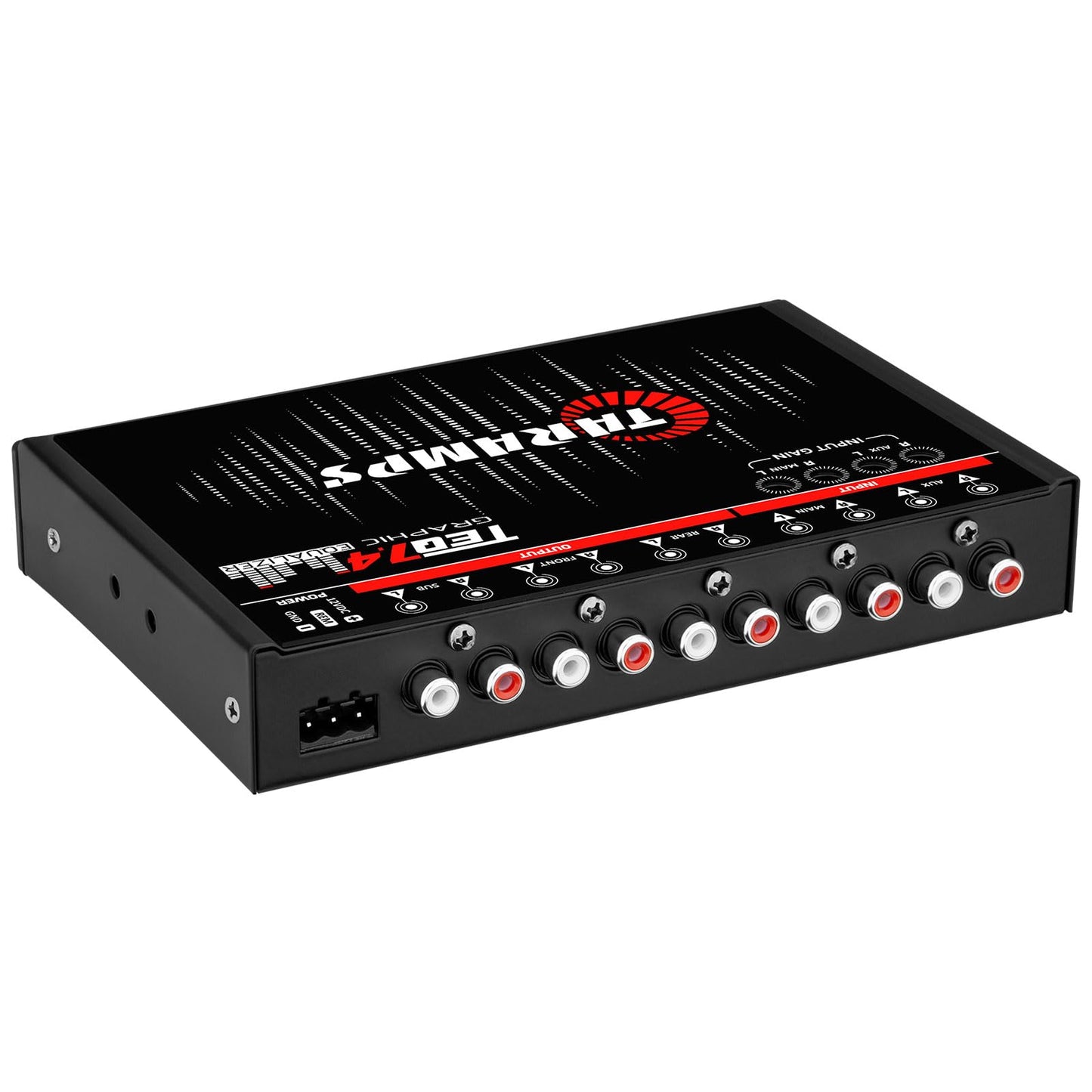 Ecualizador Gráfico de Audio para Coche Taramps TEQ 7.4 Estéreo 7 Bandas Rca Entrada Salida