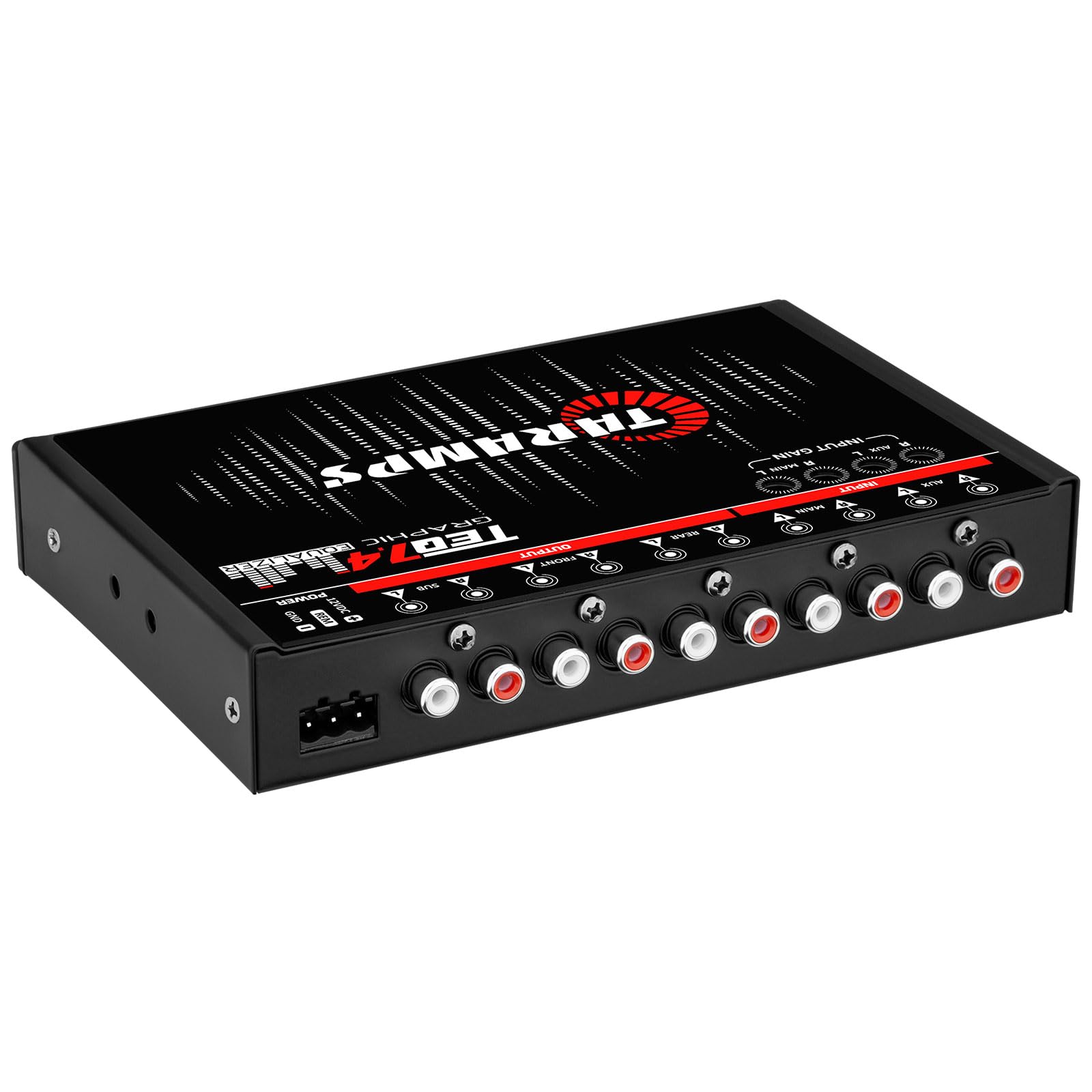 Ecualizador Gráfico de Audio para Coche Taramps TEQ 7.4 Estéreo 7 Bandas Rca Entrada Salida