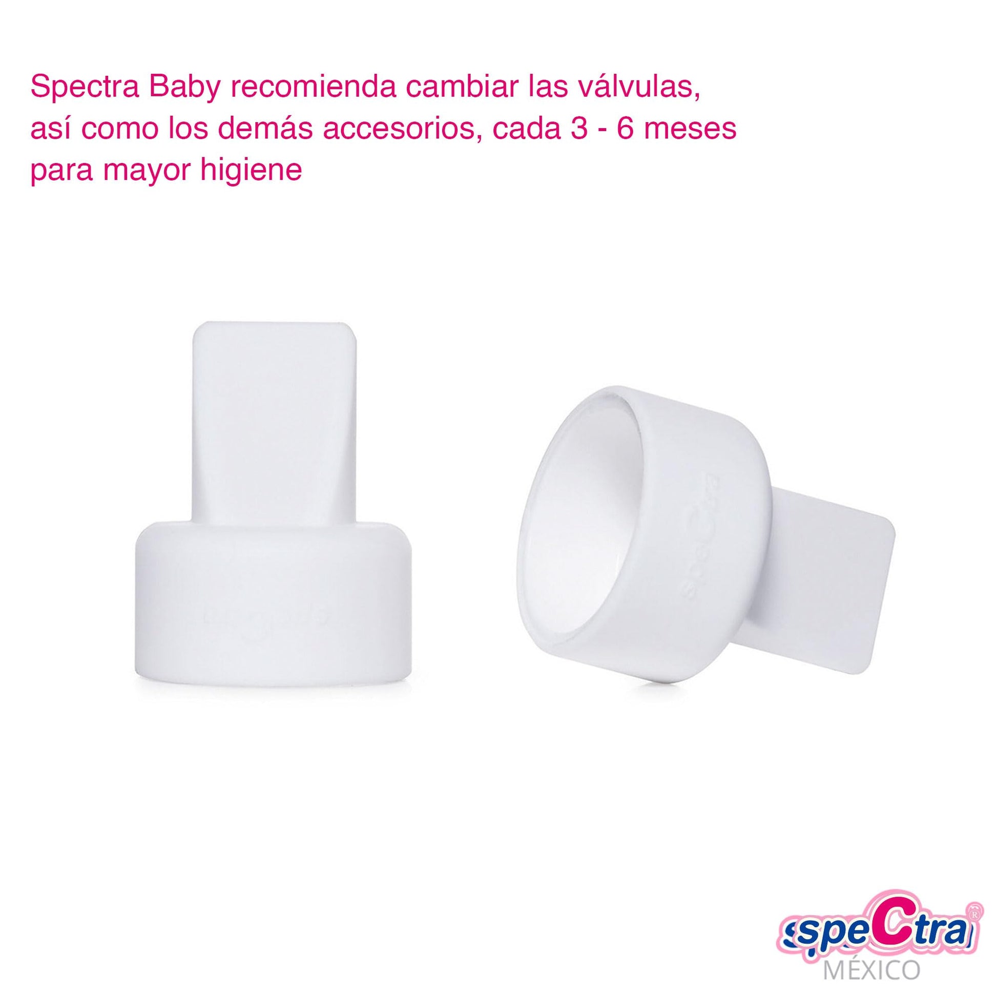 Válvulas de Silicón Duckbill Spectra Transparente Accesorios para Extractor de Leche