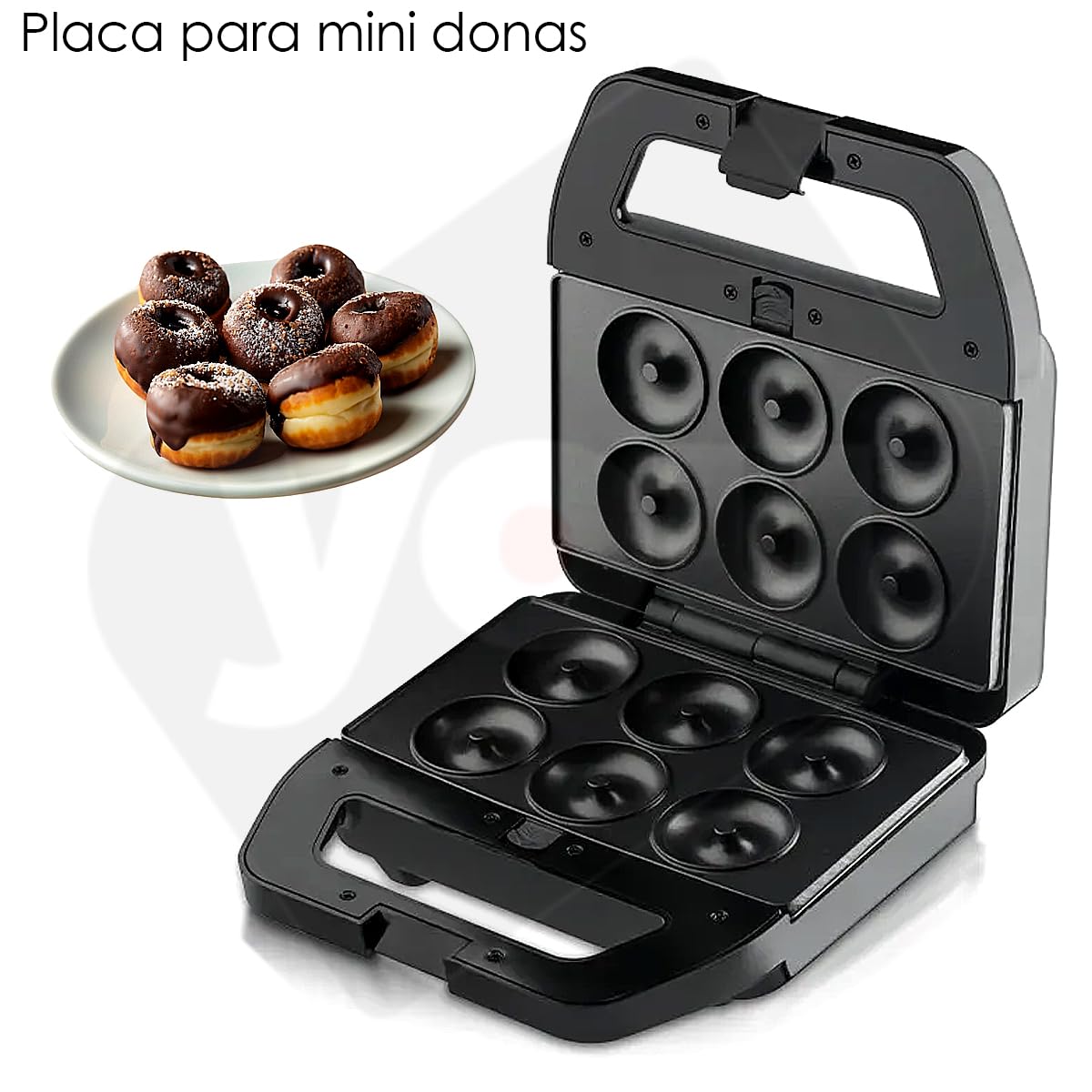 Juego de Planchas YOU 6 en 1 con Parrilla y Placa Antiadhesiva Extraíble para Hombre