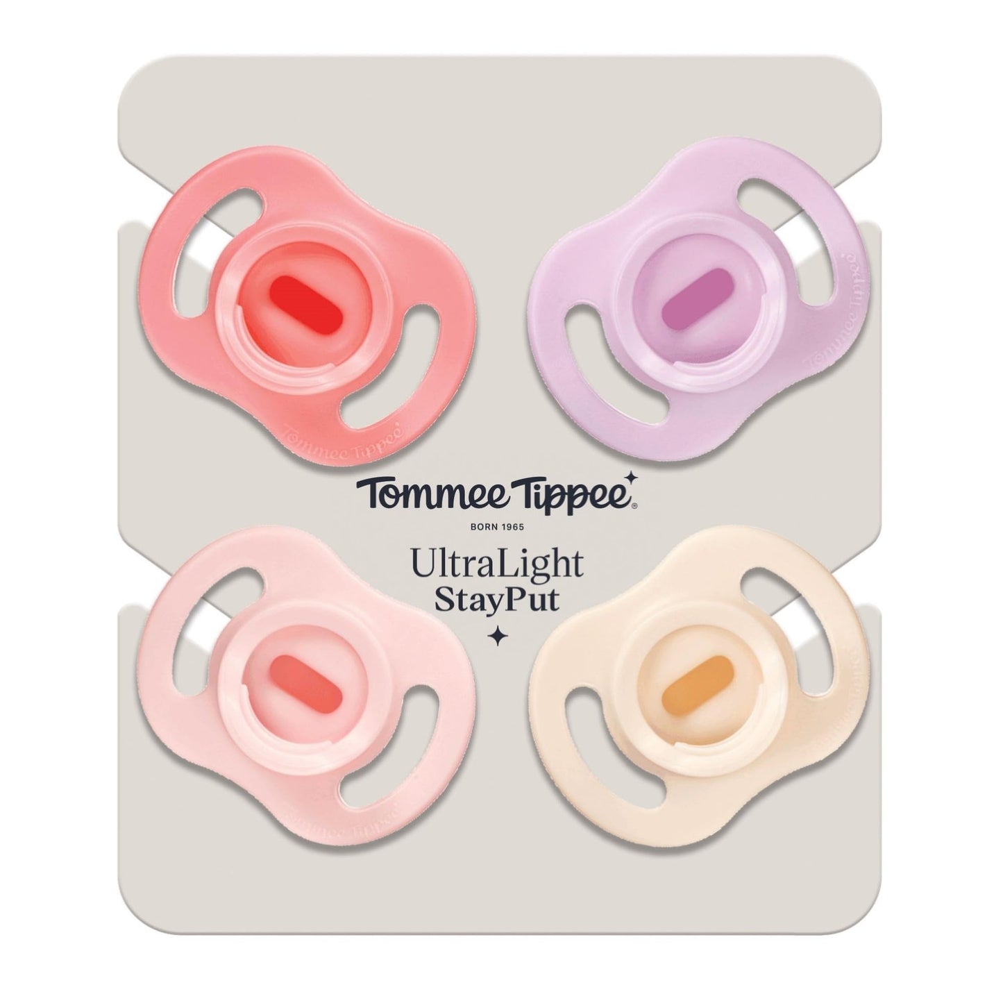 Chupetes Tommee Tippee Blanco Ultra-ligero de Silicona para Bebés 0-6 Meses 4 Piezas