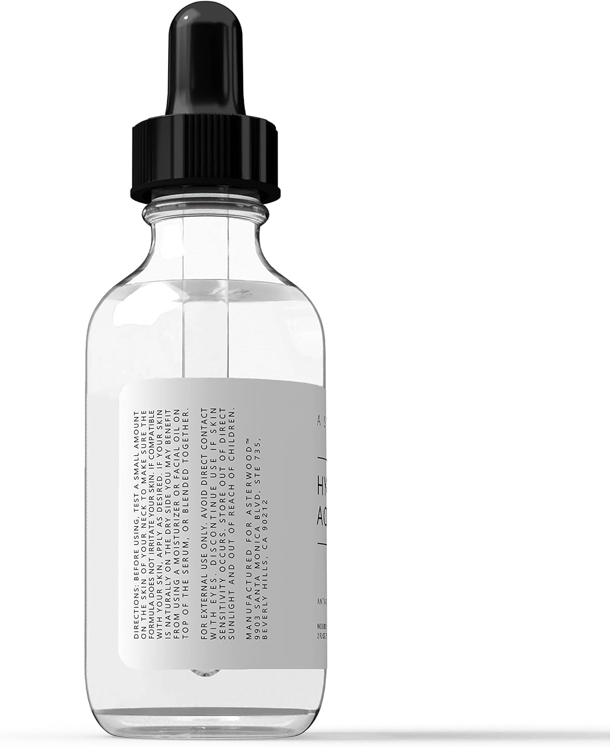 Asterwood Naturals- Ácido Hialurónico Sérum 30 ml - Hidratante y Nutritivo