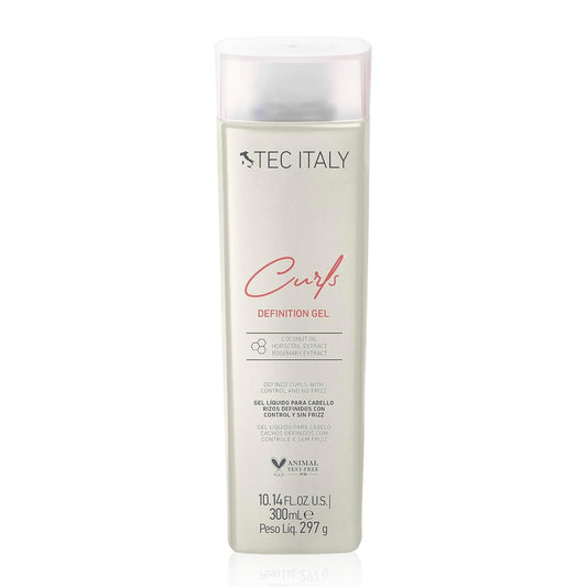 TEC ITALY Curls Gel Definition Define Rizos Fijación Media Antifrizz 300 ml