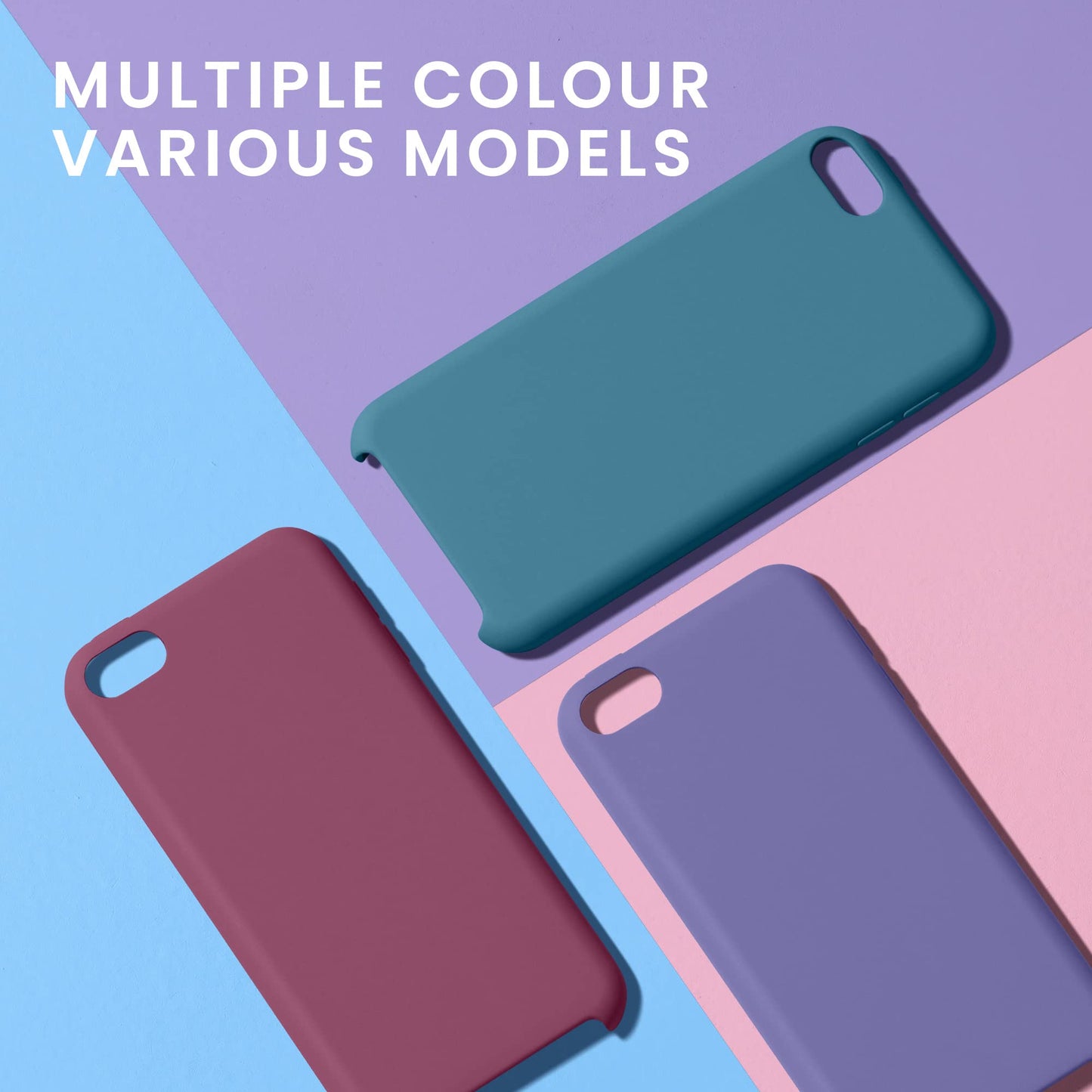kwmobile Carcasa Compatible con Apple iPod Touch 6G / 7G (6a y 7a generación) - Funda Protectora de Silicona - Case Trasero en Noche ártica