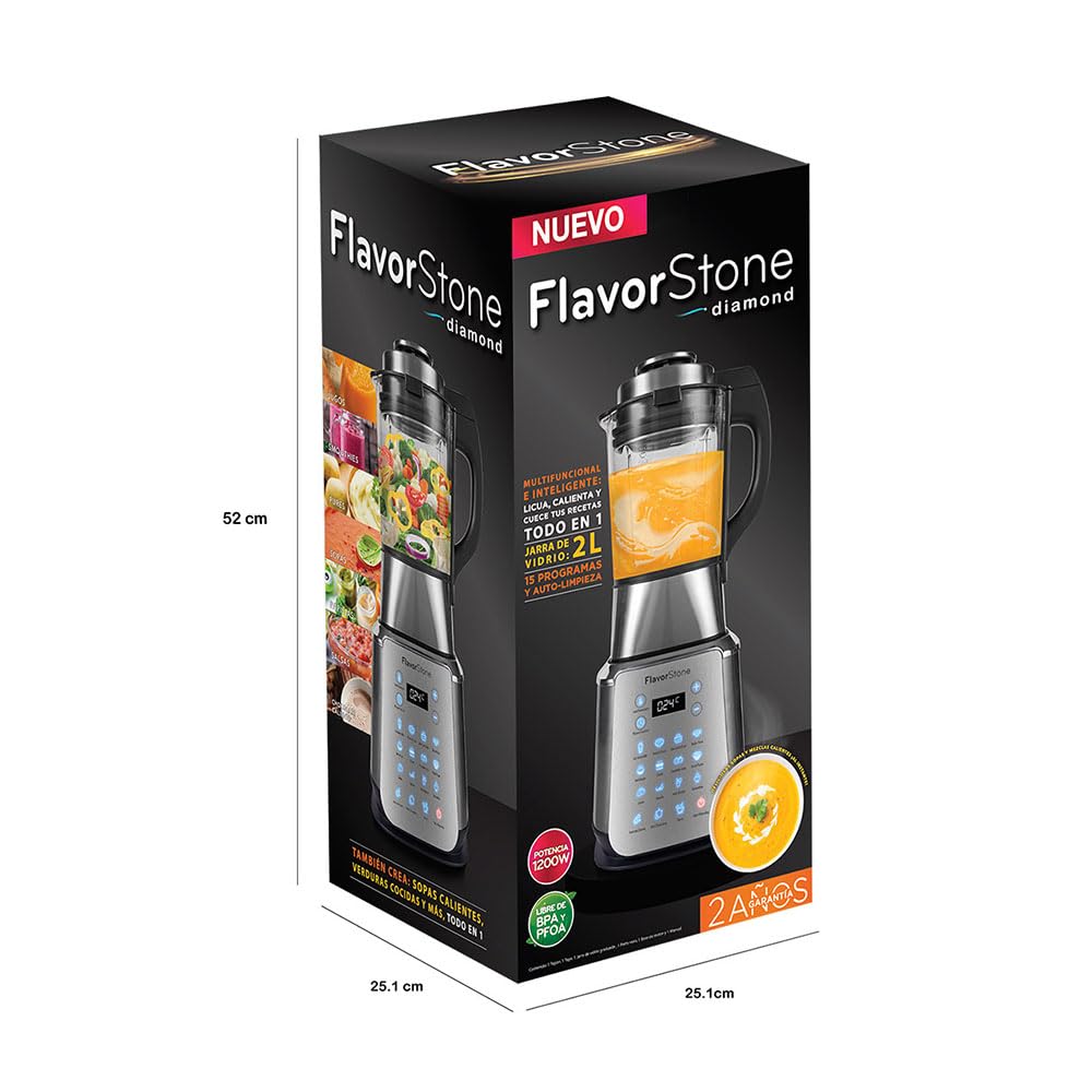 Procesador de Alimentos FlavorStone Diamond 15 Funciones Preprogramadas 2L
