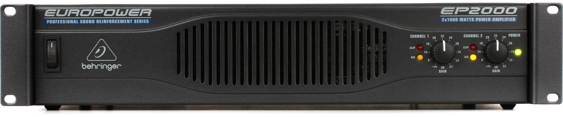 Behringer Europower EP2000 - Amplificador estéreo profesional (2000 W)