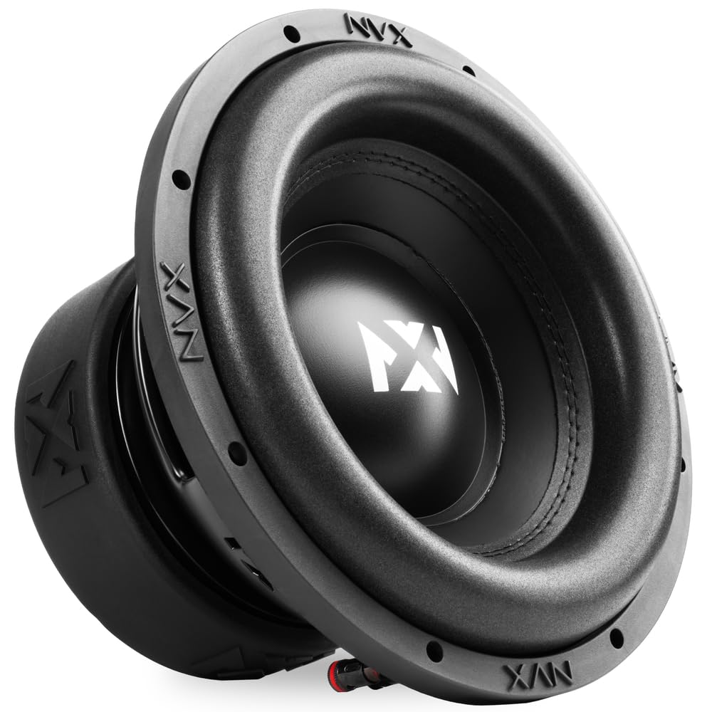 NVX YSW102 1600W de pico (800W RMS) Serie Y Subwoofer de 25,4 cm (10") de 2 Ohm para auto dual