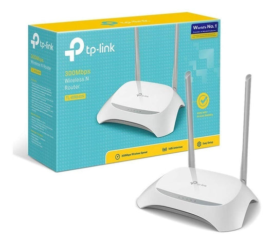 Router TP-Link TL-WR840N Gris Blanco Conectividad Avanzada