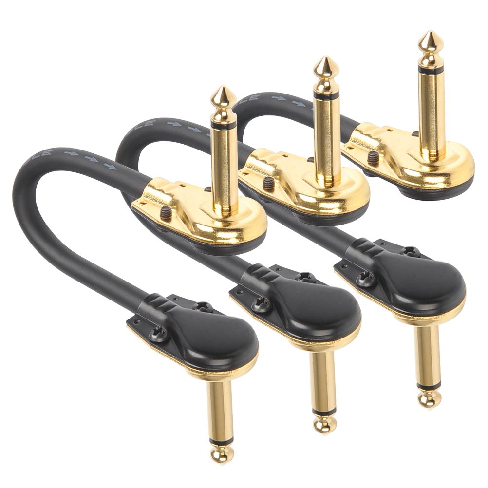 Cables de Conexión TIMESETL 6 Pulgadas Ultra Silenciosos Panqueques Perfil Bajo 3 Paquete