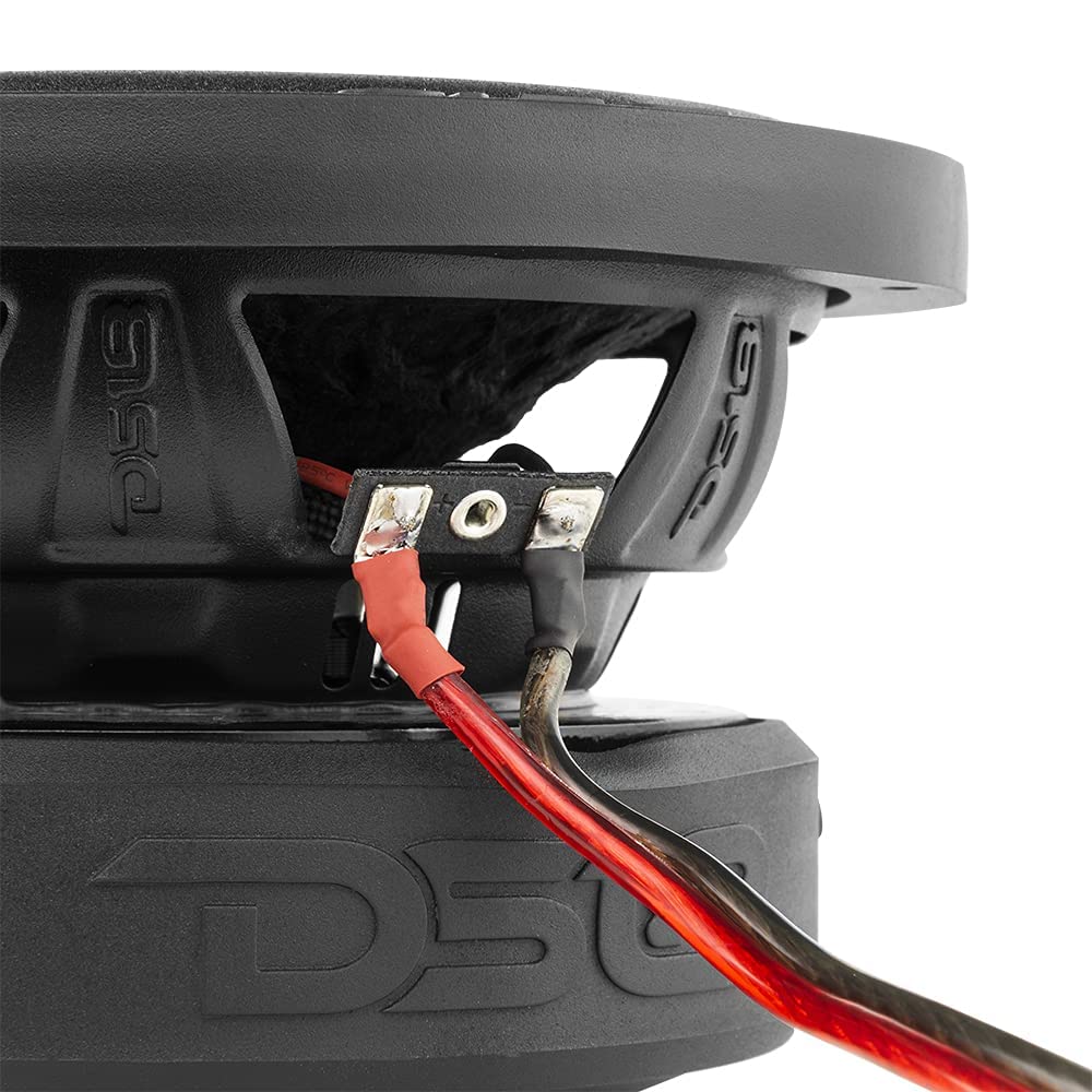 DS18 Elite-Z ZR6.2D - Subwoofer de Coche de 6.5 Pulgadas de 600 vatios de Potencia máxima Doble Bobina de Voz de 2 ohmios de fácil Montaje, Graves de Alto Rendimiento para el Sistema de Sonido de tu
