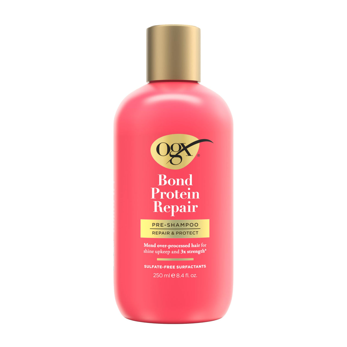 OGX, Pre-Shampoo, BOND REPAIR, Repara y Fortalece el Cabello, Protege Contra el Frizz y Mantiene el Cabello Brillante