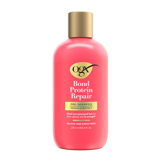 Pre-Shampoo OGX BOND REPAIR que Repara y Fortalece el Cabello y Protege Contra el Frizz