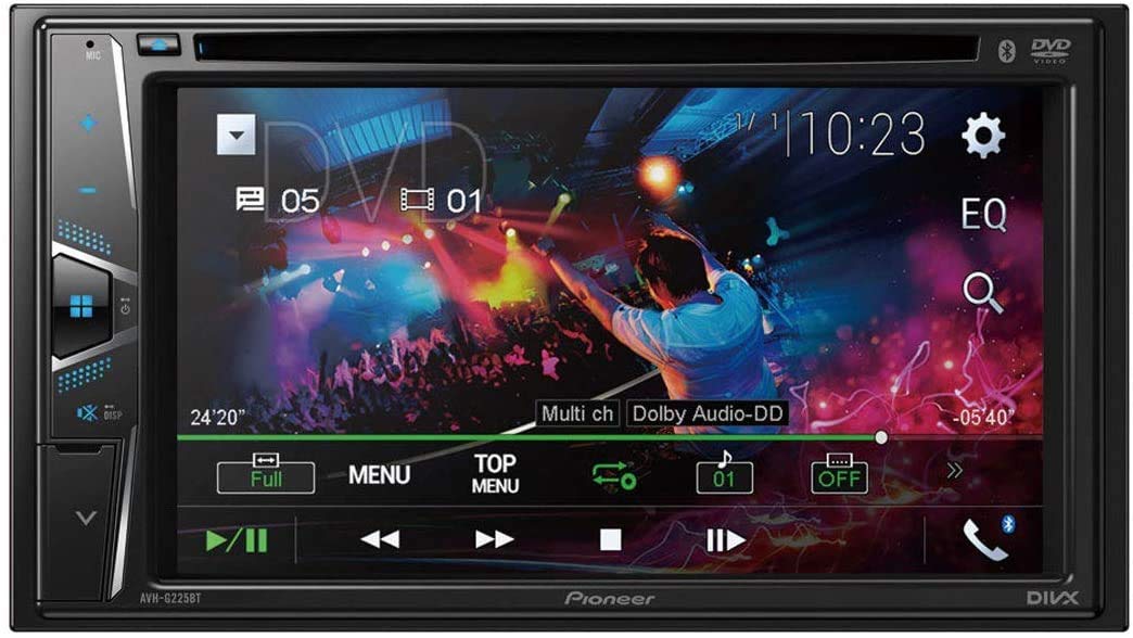 Autoestéreo Pioneer Bluetooth 6.2 Pulgadas Pantalla Táctil USB