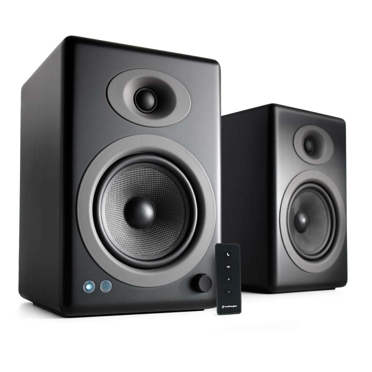 Bocinas Bluetooth Audioengine A5 Negro con aptX-HD para el Hogar y Estudio
