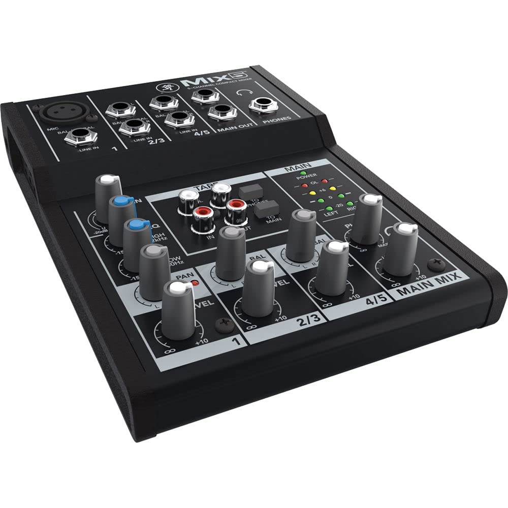 Mezcladora Mackie MIX5 5 Canales de Calidad Profesional