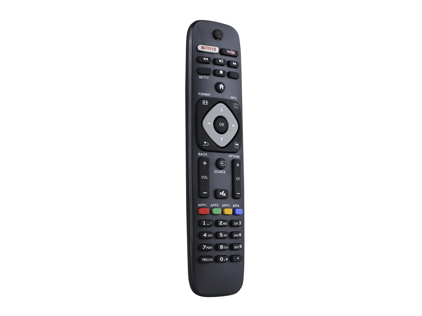 LIDERT Control Compatible con Philips Smart TV Netflix Youtube 4k