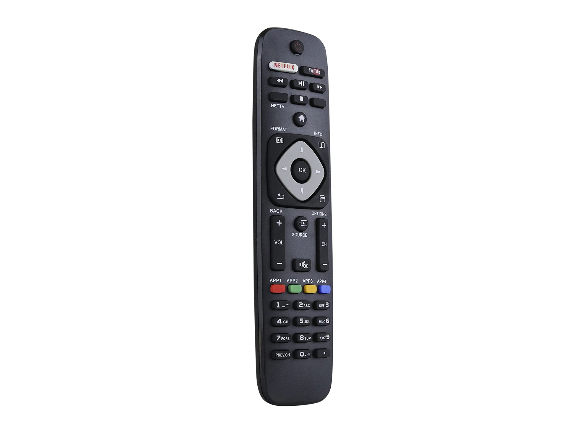 LIDERT Control Compatible con Philips Smart TV Netflix Youtube 4k