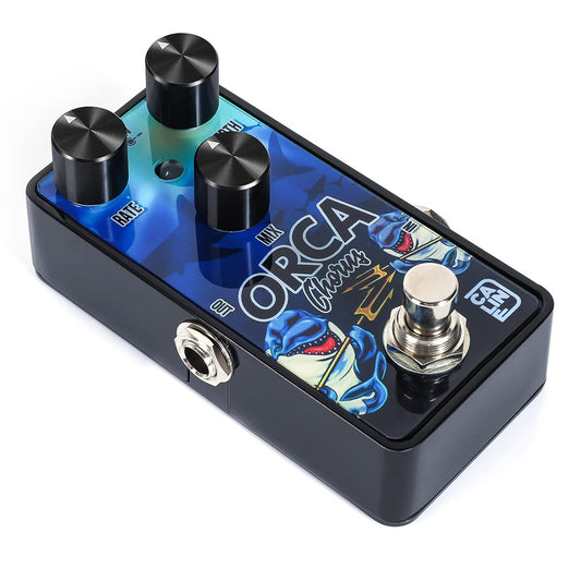 Caline G003 ORCA Chorus: Pedal de Efecto para Guitarra, Coro, G Series Classic Digital Corus Effect Pedal de los sonidos de los años 80 para guitarra eléctrica y bajo