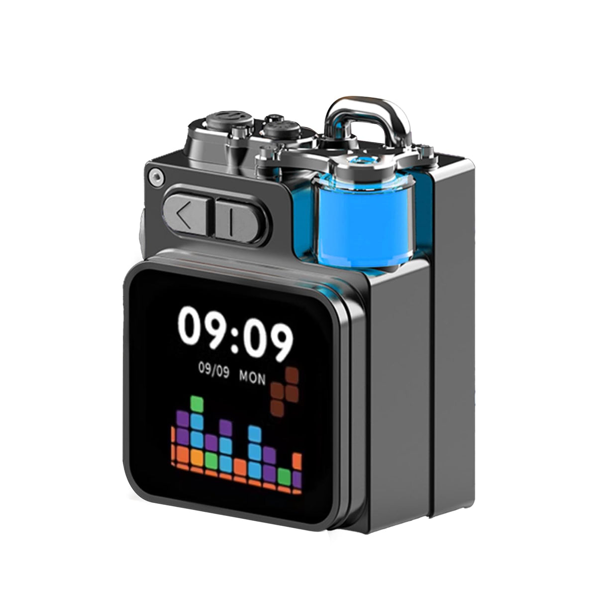 Altavoz Bluetooth bosta Negro Portátil con Pantalla Táctil y Emparejamiento Estéreo para Viajes y Fiesta