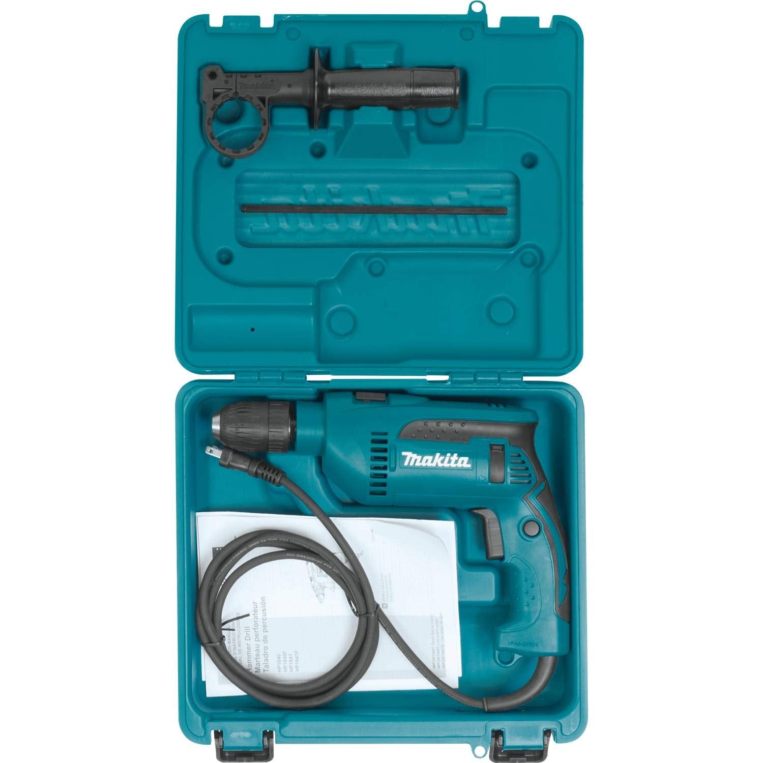 Makita Kit de taladro de martillo de 5/8 pulgadas