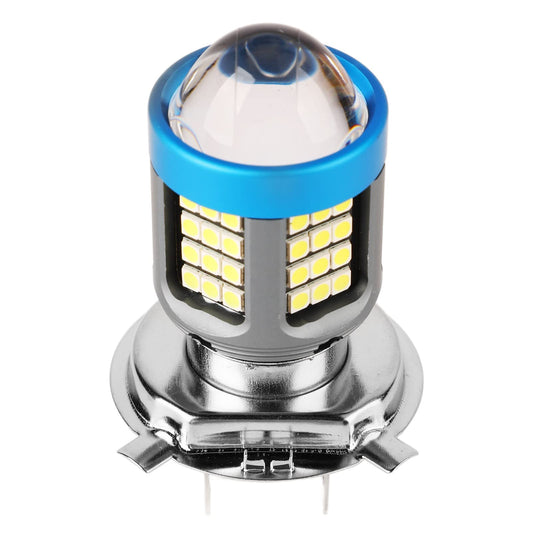 Bombilla LED de Alto Brillo para Faros Delanteros de Motocicleta, Bombillas de Luz Delantera de Motocicleta de Aleación de Aluminio de Visión Amplia, Estilo Fresco, Fuerte (H4)