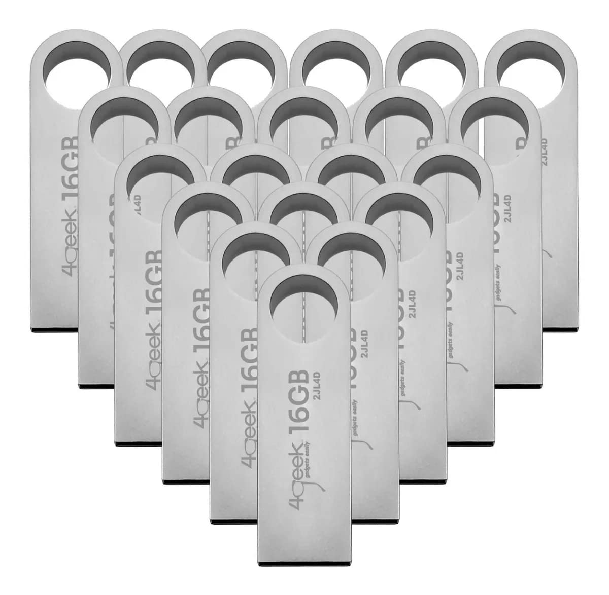 Kit Memoria USB 16GB 4GEEK Plata Ideal para Transferencias