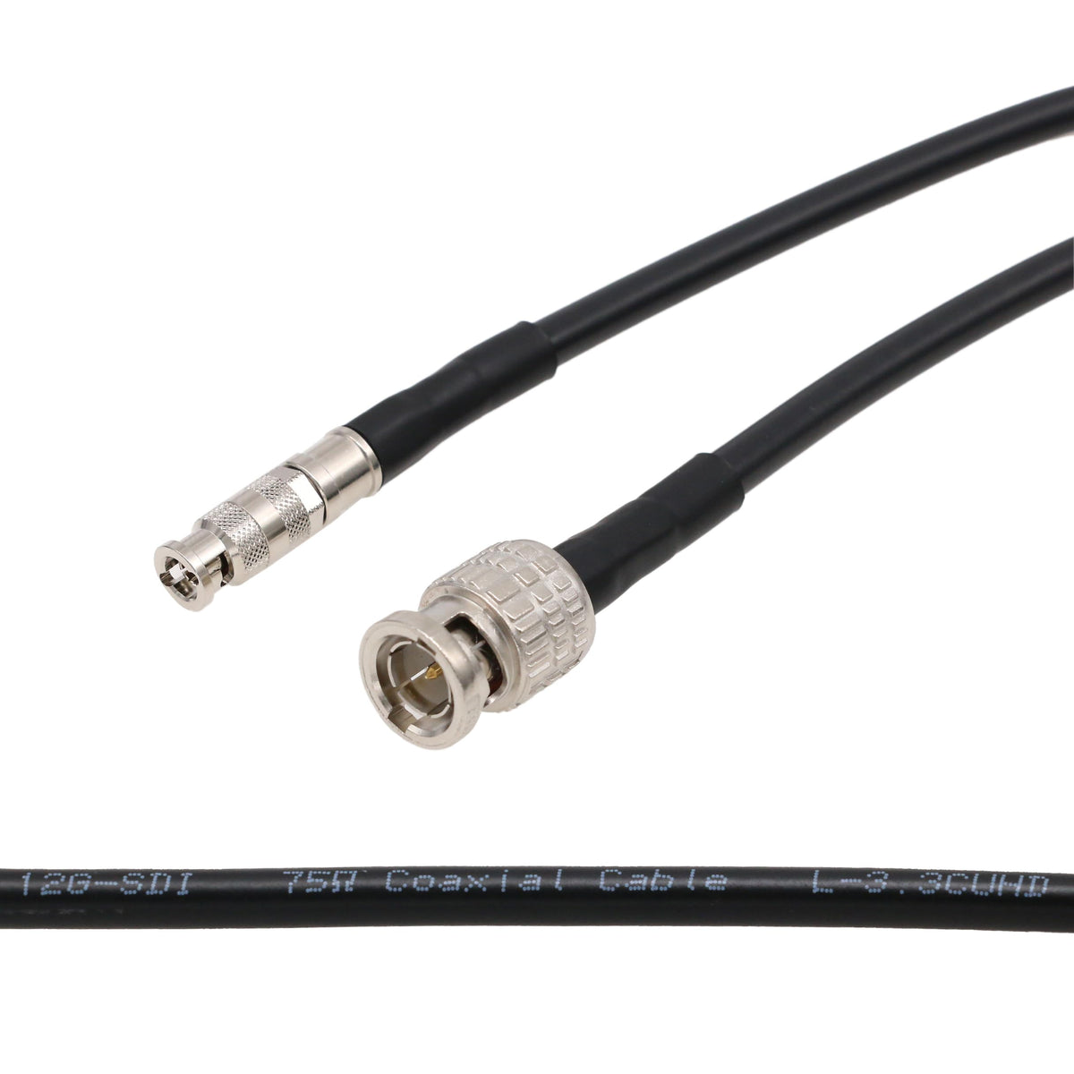 Cable de Video 4K 12G SDI HangTon Negro, HD Micro BNC a BNC Estándar para Blackmagic Video Assist de 5 Pulgadas y Cámara Micro Studio 4K G2