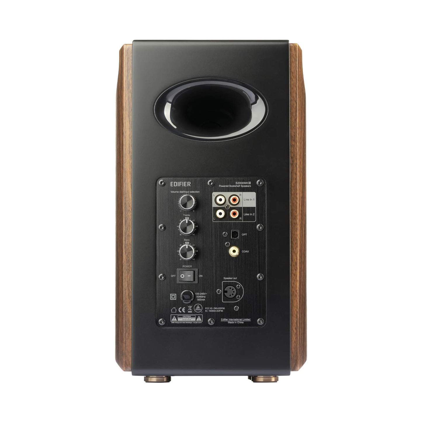 Edifier S2000MKIII Altavoces Bluetooth de estantería 2.0 con Bluetooth - Altavoces de Monitor de Estudio de 130 W para audiófilos con Entrada inalámbrica, Entrada de línea y Entrada óptica